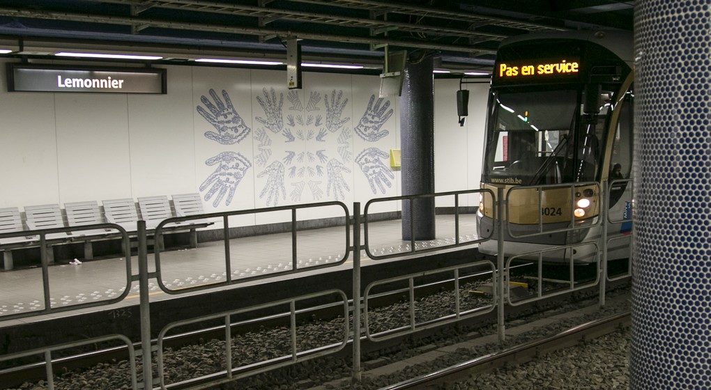 Tram Stib Lemonnier - Belga Olivier Vin