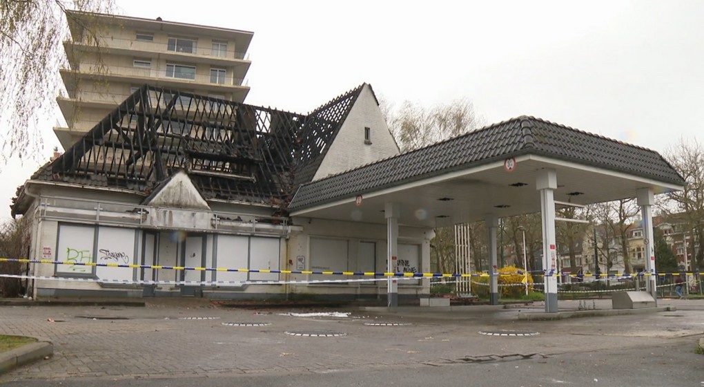 Station-service abandonnée Herrmann-Debroux Auderghem - Photo BX1