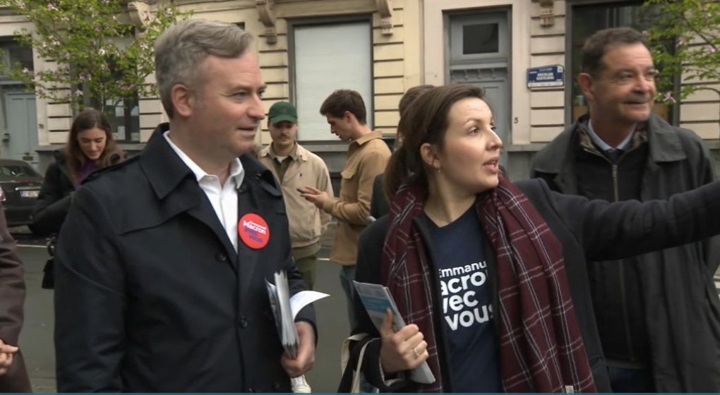 Élection présidentielle Française 2022 Campagne Emmanuel Macron - Capture BX1