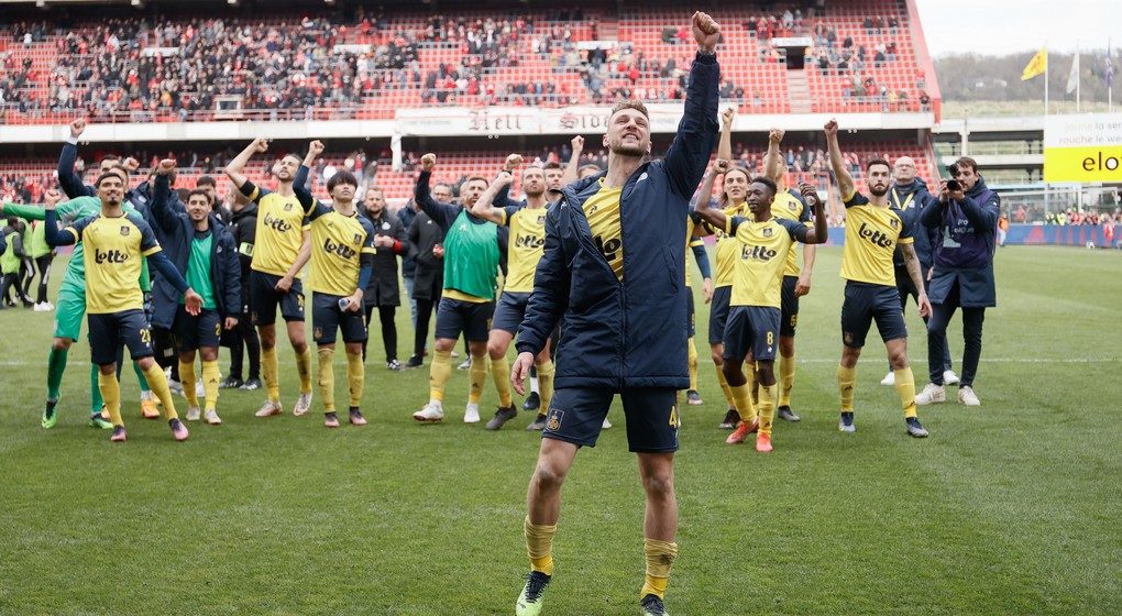 Célébrations Union Saint-Gilloise Siebe Van der Heyden - Belga Bruno Fahy