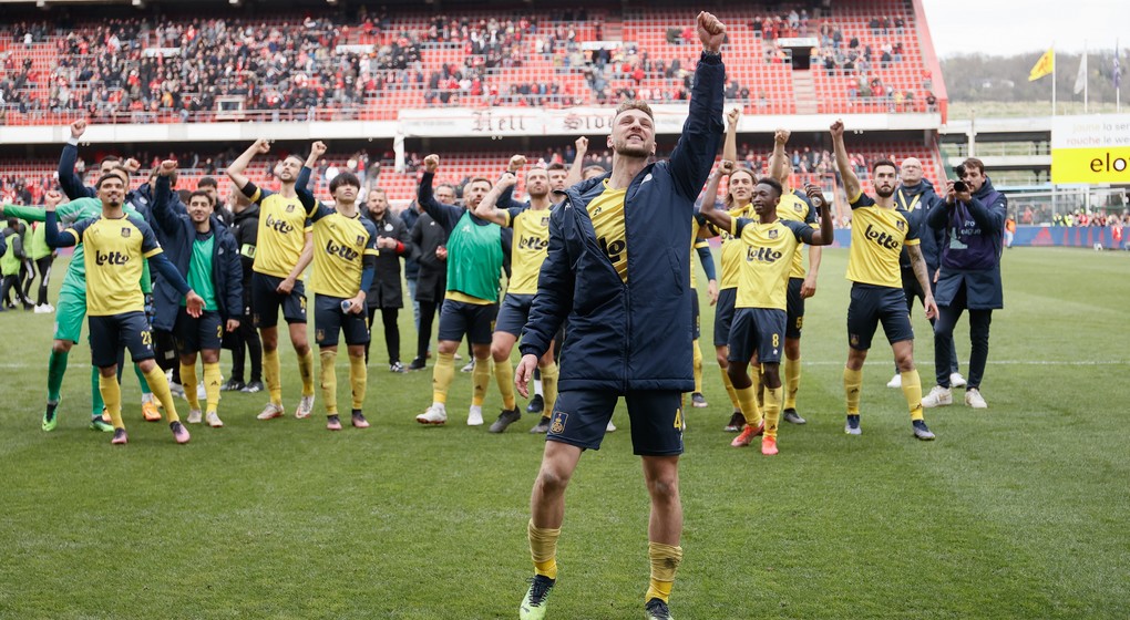 Célébrations Union Saint-Gilloise Siebe Van der Heyden - Belga Bruno Fahy