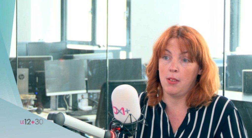 Amélie Meulder représentante de l’Union des Parents des écoles d’immersion en néerlandais - Le 12h30 BX1