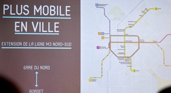 Plan Métro 3 - Belga Dirk Waem