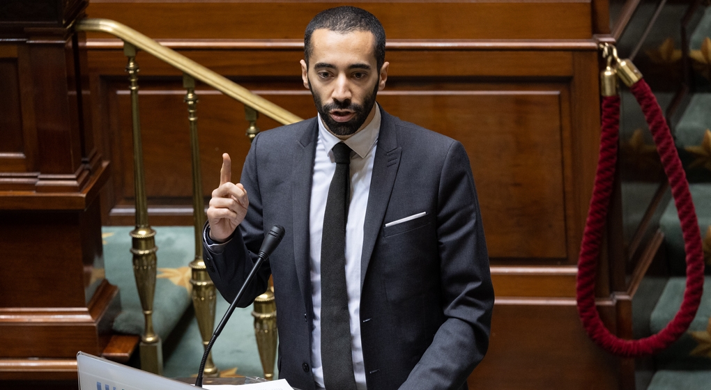 Sammy Mahdi Chambre - Belga Benoit Doppagne