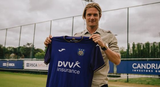 Guillaume Gillet Retour RSC Anderlecht - Photo RSCA Studio