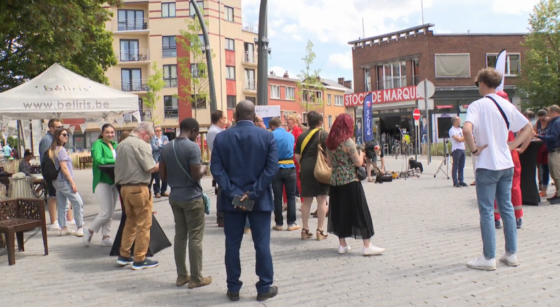 Le quartier scheult fraichement renové a été inauguré - Photo : Capture BX1