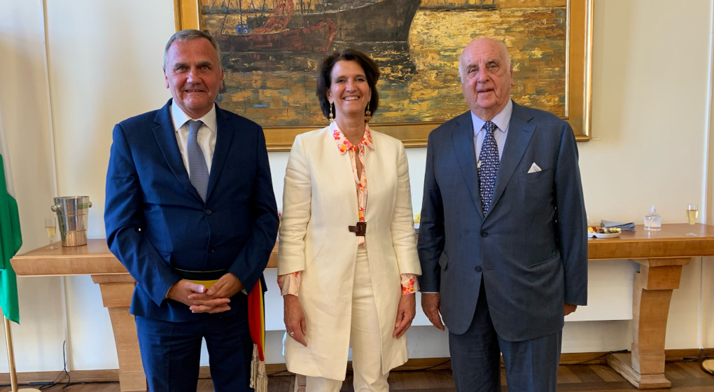 Brigitte Chanoine, rectrice de l'ICHEC, Citoyenne d'honneur - Photo : Commune de Woluwe-Saint-Pierre