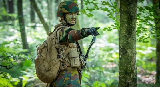 Princesse Elisabeth Stage d'été de l'école Royale Militaire 2022 - Photo 2 - Belga Erwin Ceuppens