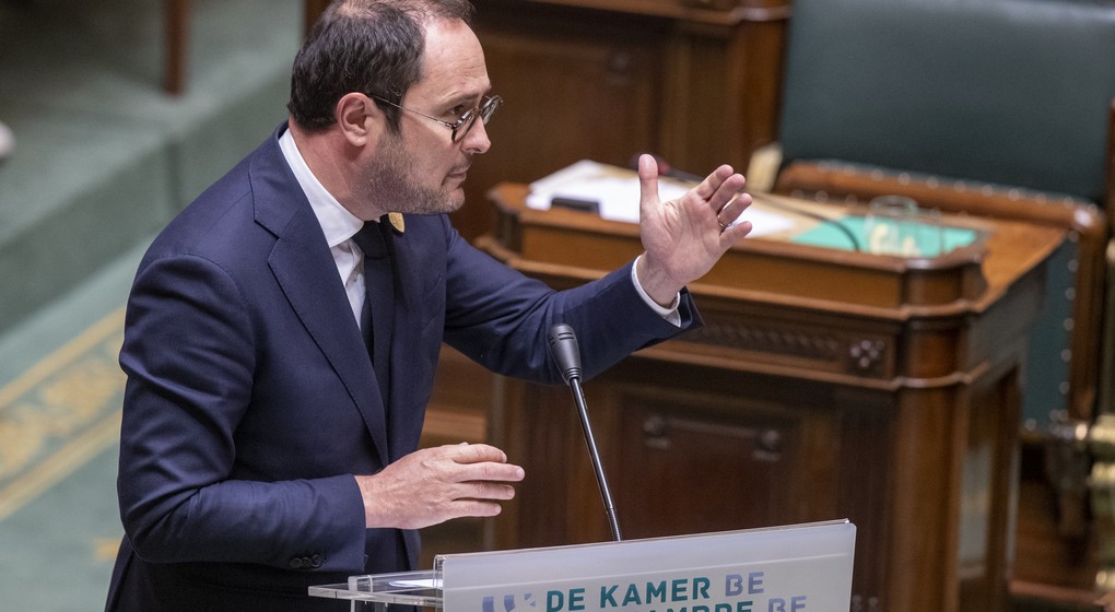 Vincent Van Quickenborne Ministre Justice - Belga Nicolas Maeterlinck