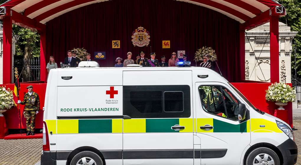 La croix rouge sera mise a l'honneur 21 juillet - Photo : Belga