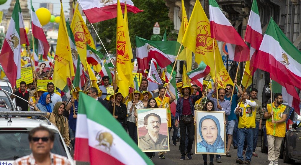 Manifestation Iran Bruxelles - Belga Nicolas Maeterlinck