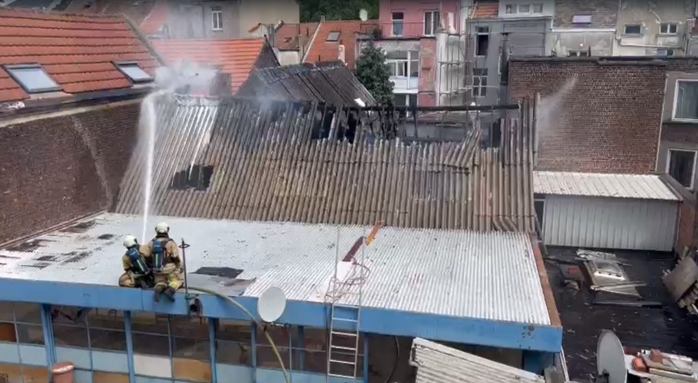 Incendie Rue Pantin Anderlecht