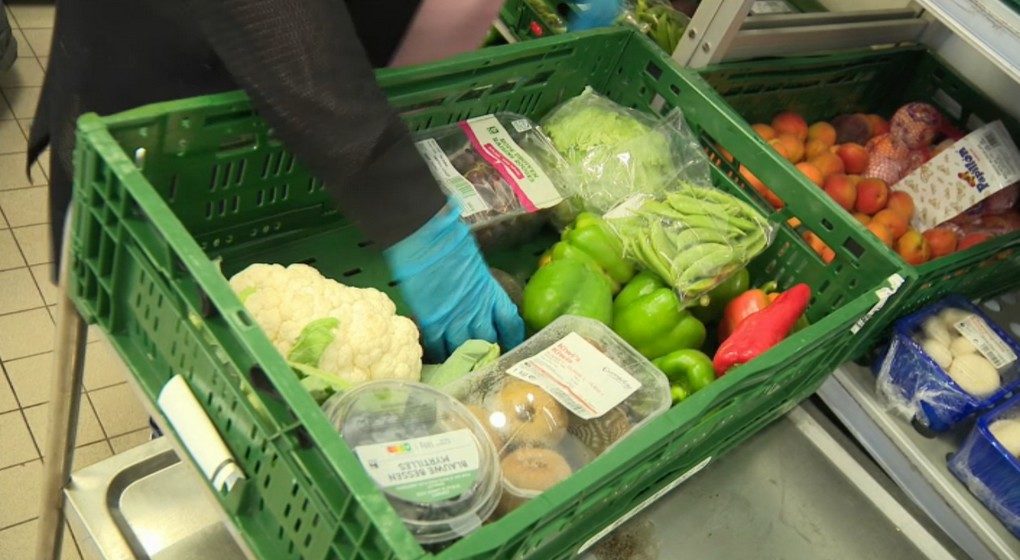 Épicerie sociale banque alimentaire Illustration - BX1