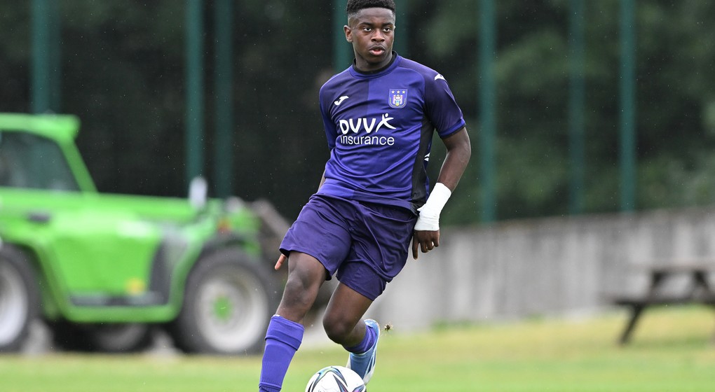 Noah Sadiki RSC Anderlecht - Belga David Catry