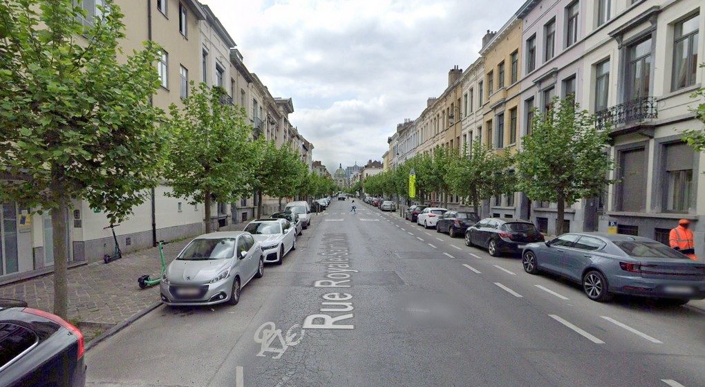 Rue Royale Sainte-Marie Schaerbeek - Capture Google Street View