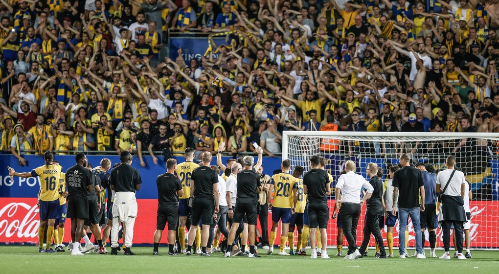 Union Saint-Gilloise Rangers Supporters Stade Den Dreef Louvain - Belga Bruno Fahy