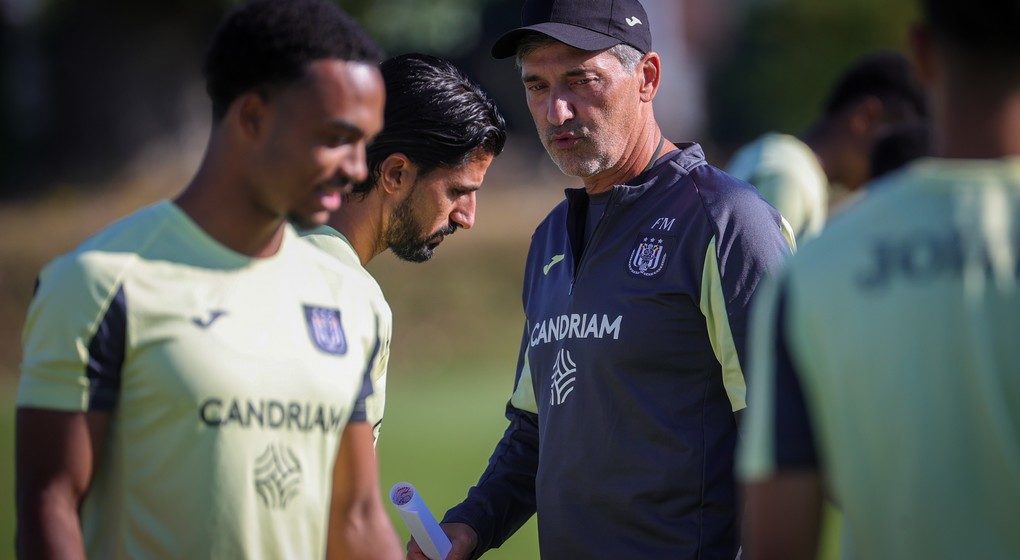 Felice Mazzù Entraînement RSC Anderlecht - Belga Virginie Lefour