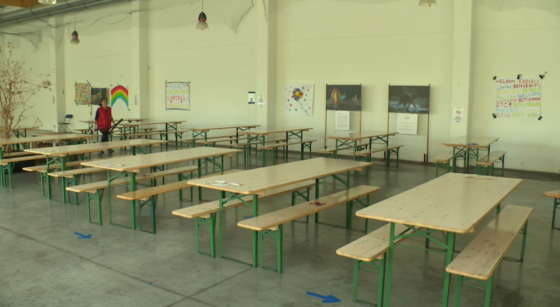 Hub humanitaire pour réfugiés - photo : capture BX1