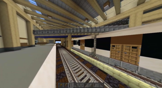 Métro schuman dans minecraft - Photo : capture vidéo de Docteur Gaufre