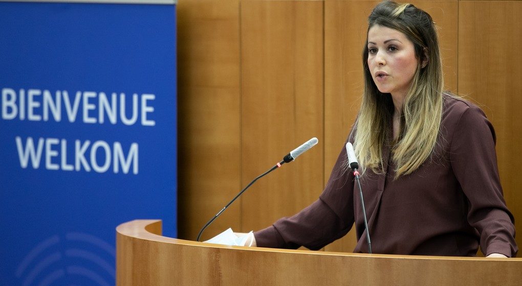 Nawal Ben Hamou Parlement bruxellois - Belga Benoit Doppagne