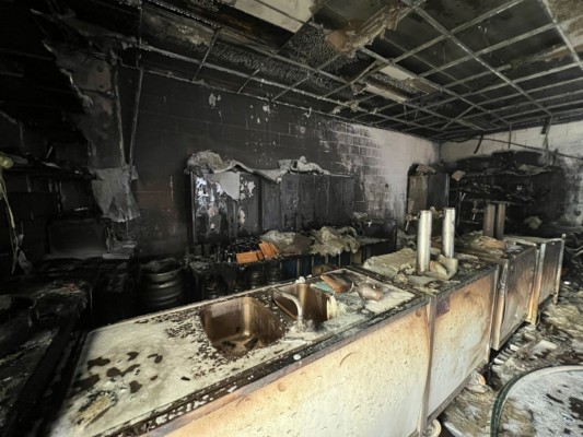 Cuisine école notre dame des graces carbonisée - Photo : Siamu Bruxelles