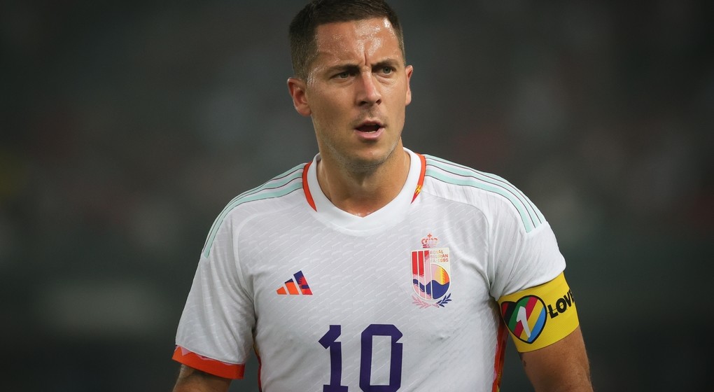 Eden Hazard Belgique Egypte Maillot extérieur Diables rouges - Belga Virginie Lefour