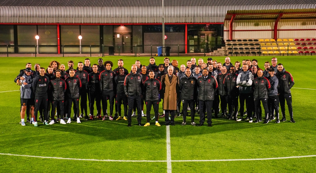 Diables rouges Roi Philippe - Belga Palais Royal