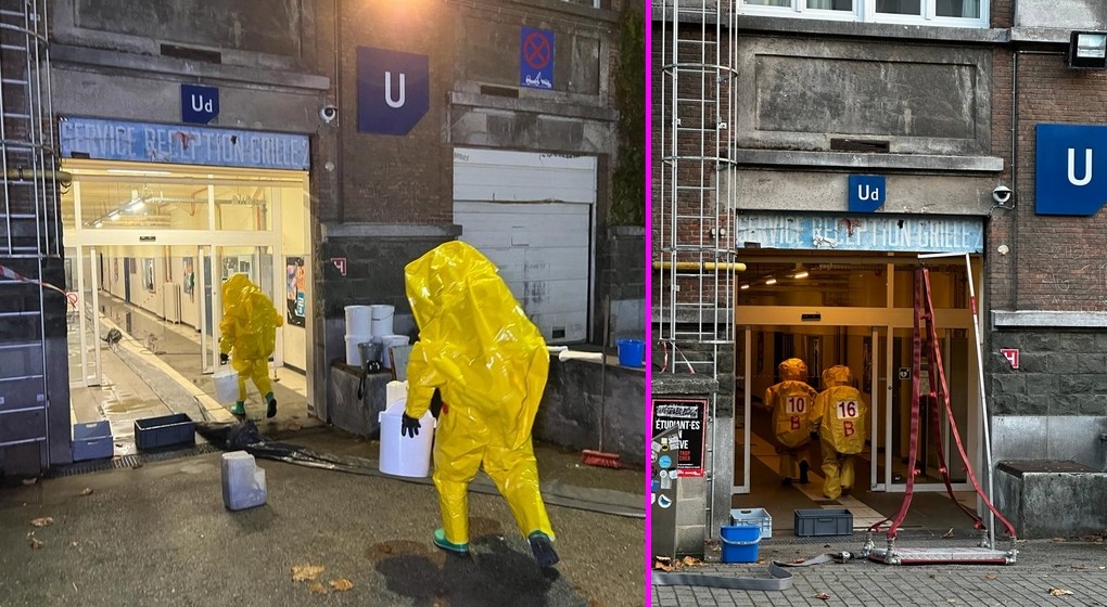 ULB Pompiers Paul Héger Acide Nitrique - Walter Derieuw