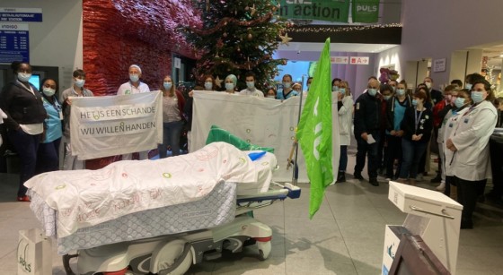 Action syndicale Collègue Fantôme Hôpitaux - BX1