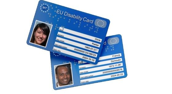 European Disability Card - Illustration