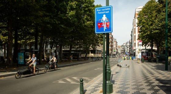 Rue Cyclable Dansaert Good Move Bruxelles - Belga James Arthur Gekiere