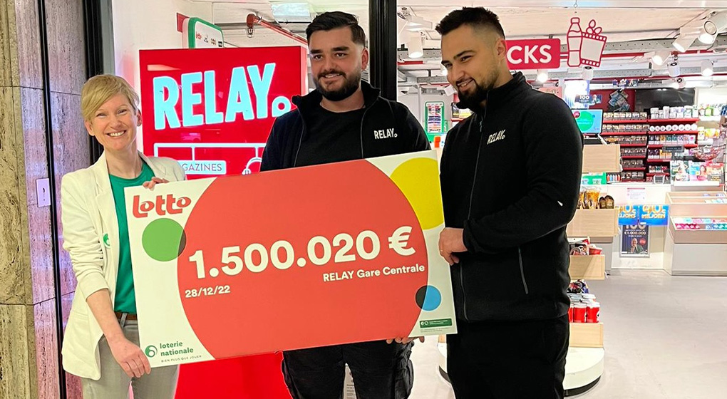 Un Bruxellois gagne plus de 1.5 millions d'euros au Lotto - Photo : Loterie Nationale