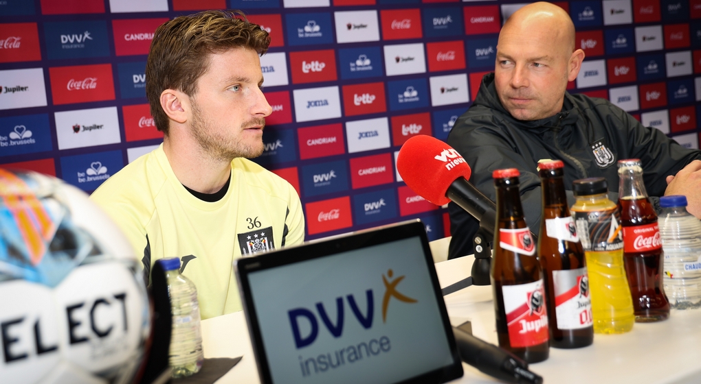 Brian Riemer Anders Dreyer RSC Anderlecht - Belga Virginie Lefour