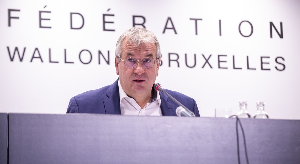 Pierre-Yves Jeholet Fédération Wallonie-Bruxelles - Belga Nicolas Maeterlinck