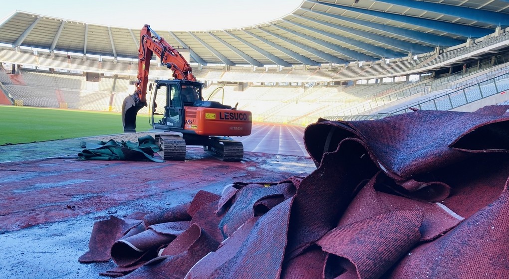 Stade Roi Baudouin Rénovation Piste Athlétisme - BX1 Marie-Noëlle Dinant