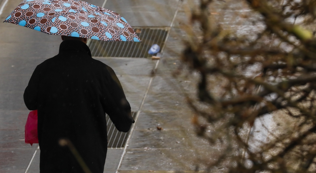 Parapluie Pluie Météo Bruxelles - Belga Thierry Roge