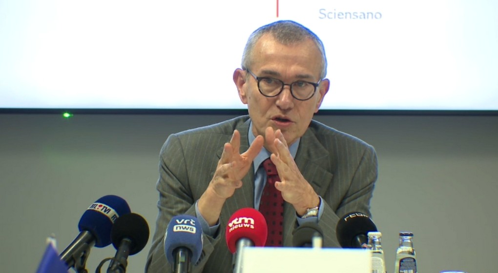 Conférence de presse Frank Vandenbroucke Covid-19 - BX1