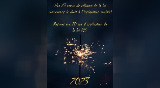 Voeux Demandes Droit à l'Intégration Sociale 2023