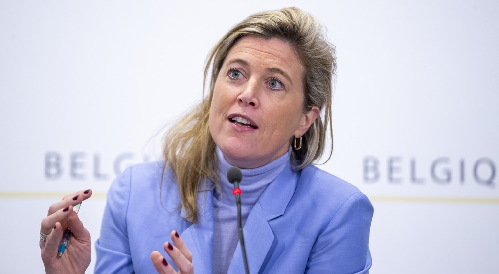 Annelies Verlinden Ministre de l'Intérieur - Belga Nicolas Maeterlinck