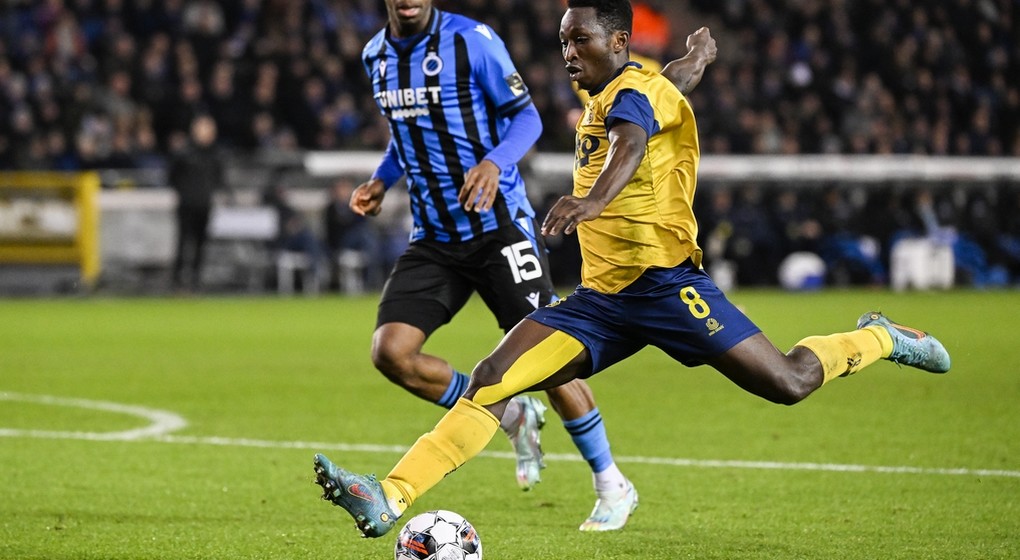 Lazare Amani Union Saint-Gilloise - Belga Laurie Dieffembacq