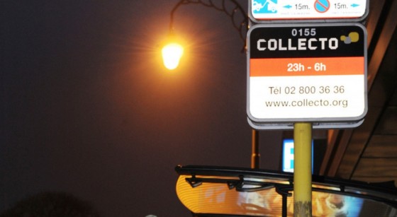 Taxis Collecto Arrêt - Photo Bruxelles Mobilité