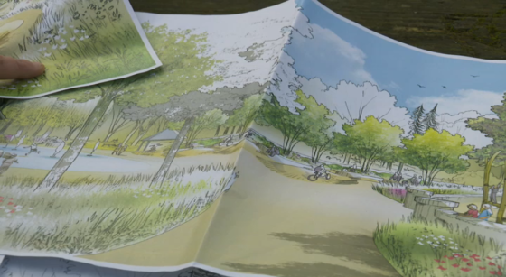 Plan du futur parc de la jeunesse - Photo : BX1