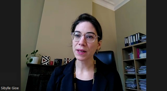 sybille Gioé, ligue droits humains