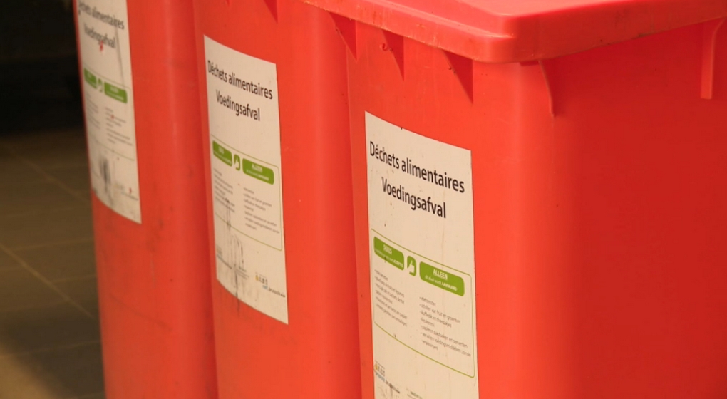 Déchets alimentaires Déchets organiques Poubelles oranges Bruxelles Propreté - BX1