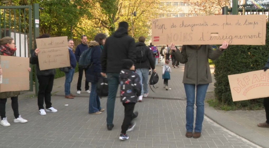 Manifestation Enseignants Collège Don Bosco - BX1