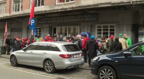 Manifestation CPAS Ville de Bruxelles - BX1