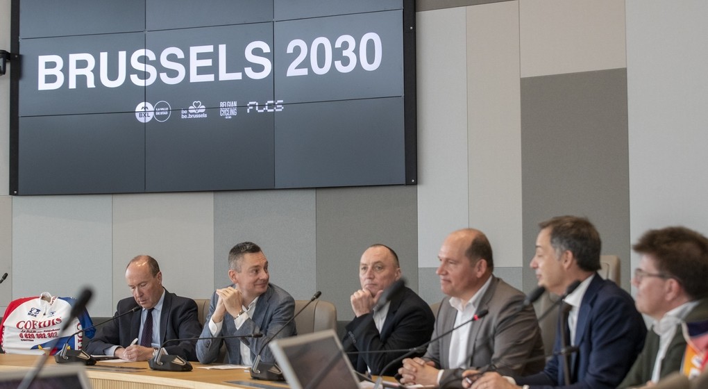 Bruxelles 2030 Présentation Candidature Championnats du monde de cyclisme 2030 - Belga Nicolas Maeterlinck