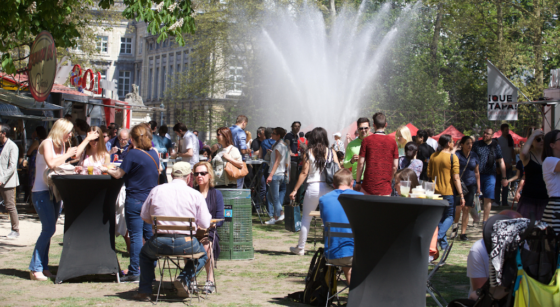 Activités au Parc Royale durant la fête de L'Iris