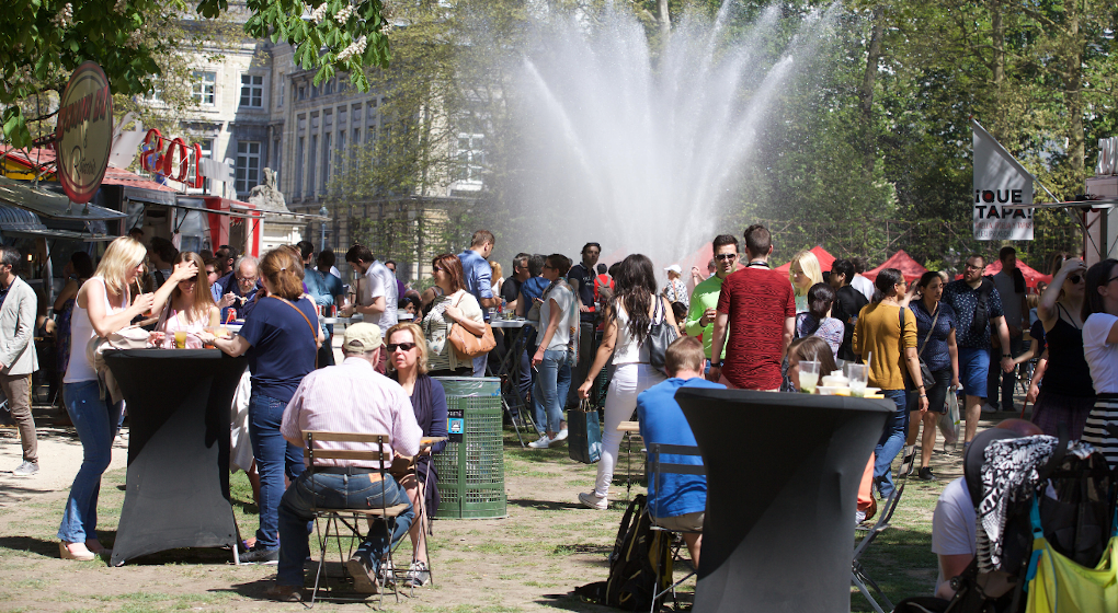 Activités au Parc Royale durant la fête de L'Iris