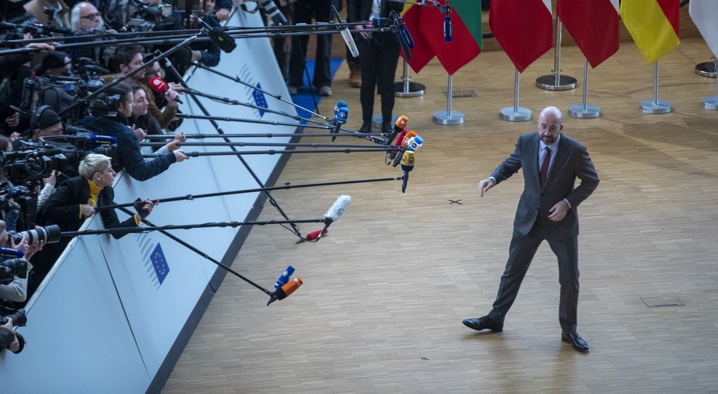 Charles Michel Interview Conseil européen Février 2023 - Belga Nicolas Maeterlinck